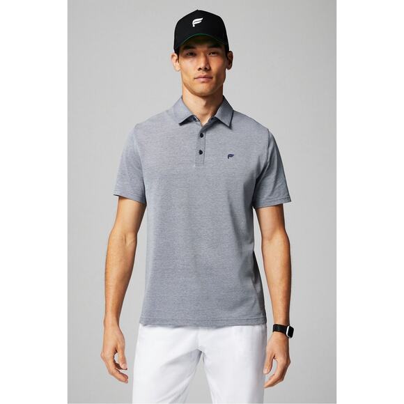 Fabletics "The Dash Polo" in Deep Navy Heather Men's XXL NWT Athleisure - Picture 1 of 10